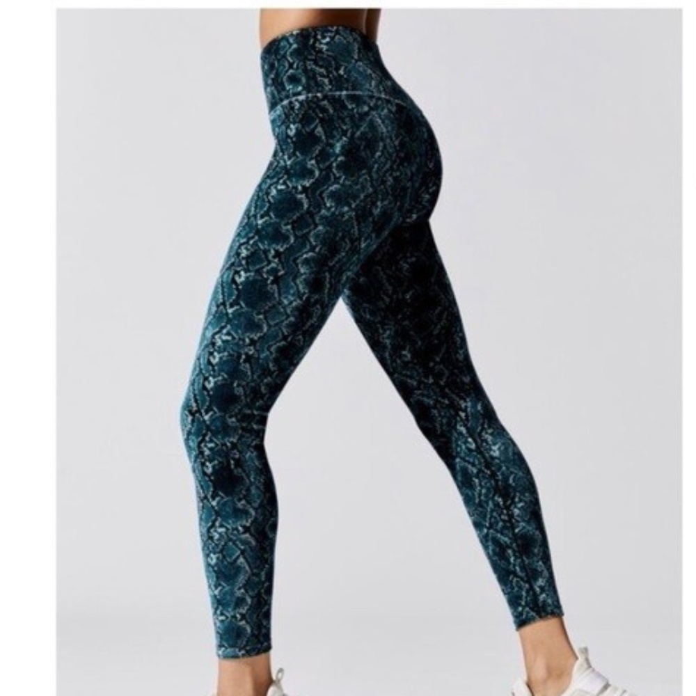 Carbon38 High-Rise Velvet Leggings In Python - image 3
